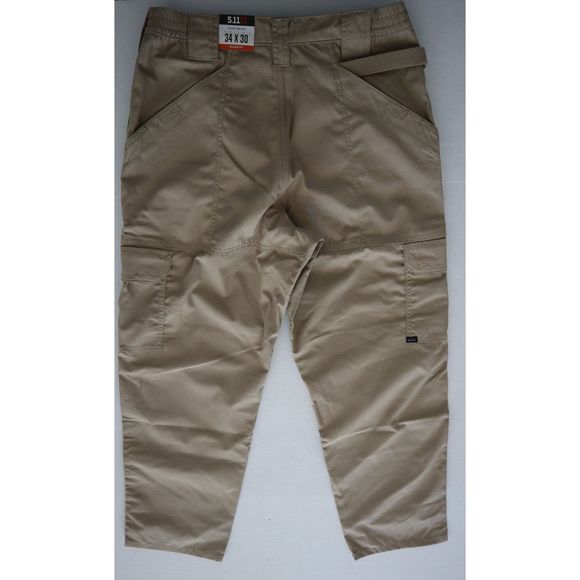 5.11+ Pro Tactical Pants 74273 Men's Sz 34x30 Khaki Relaxed Fit - Picture 2 of 6